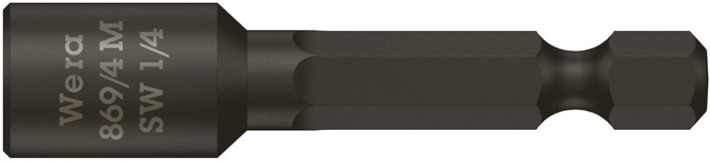 Wera 869/4 M Dopbit, Magnetisch, 1/4" x 50 mm