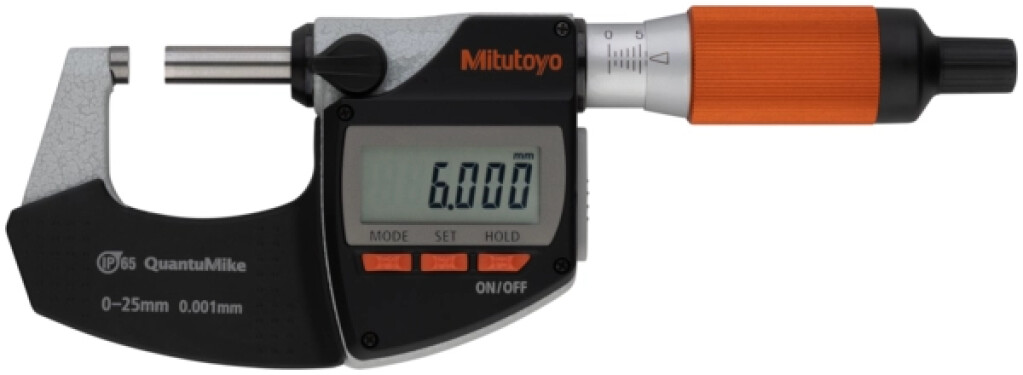 293-140-40 Mitutoyo QuantuMike 0-25mm/0,001mm schroefmaat met bi-directionele data-uitgang IP65