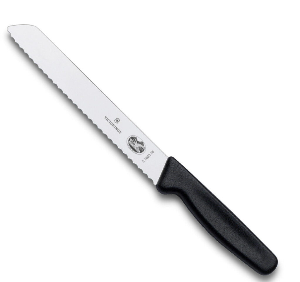 Broodmes Victorinox RVS/PP met golfsnede 3V5.1633.18