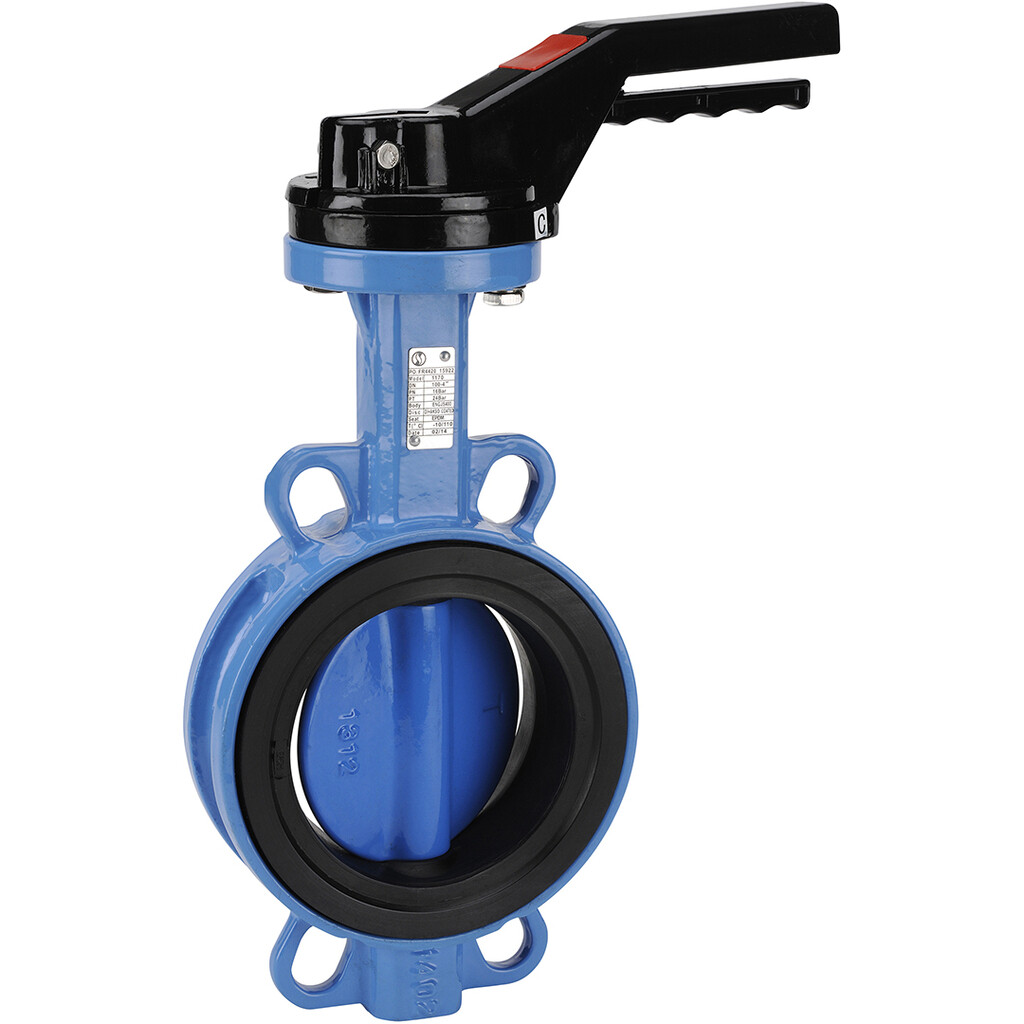 Basic 1170 DN50 PN10/16 ansi150 Sferaco vlinderklep wafer GGG40/Epoxy GGG40/epdm 