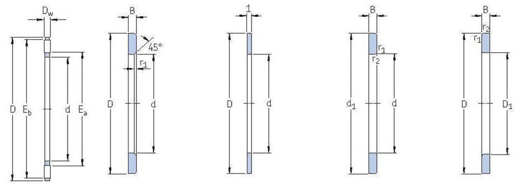 AXK 3047 SKF Naaldtaatslager