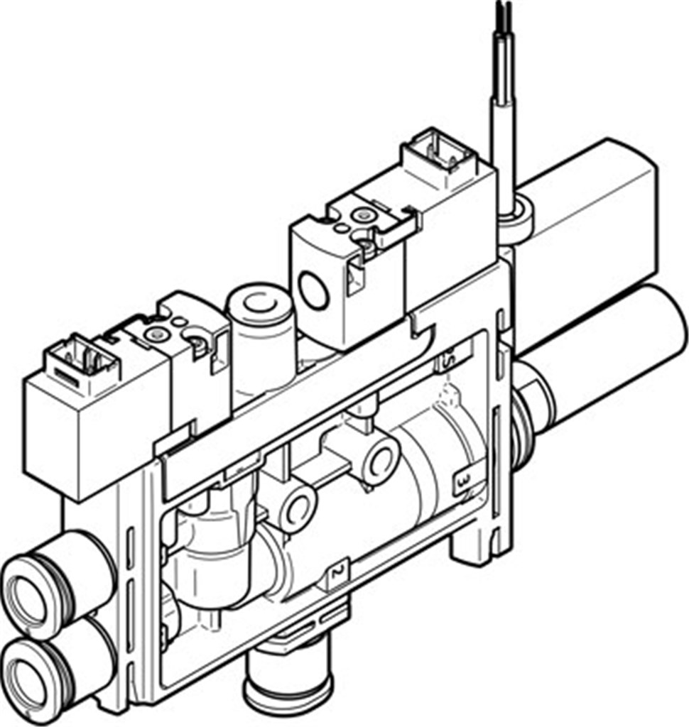 OVEL-7-H-15-PQ-VQ4-UA-C-A-V1PNLK-H3 FESTO 8049053 Vacuümgenerator