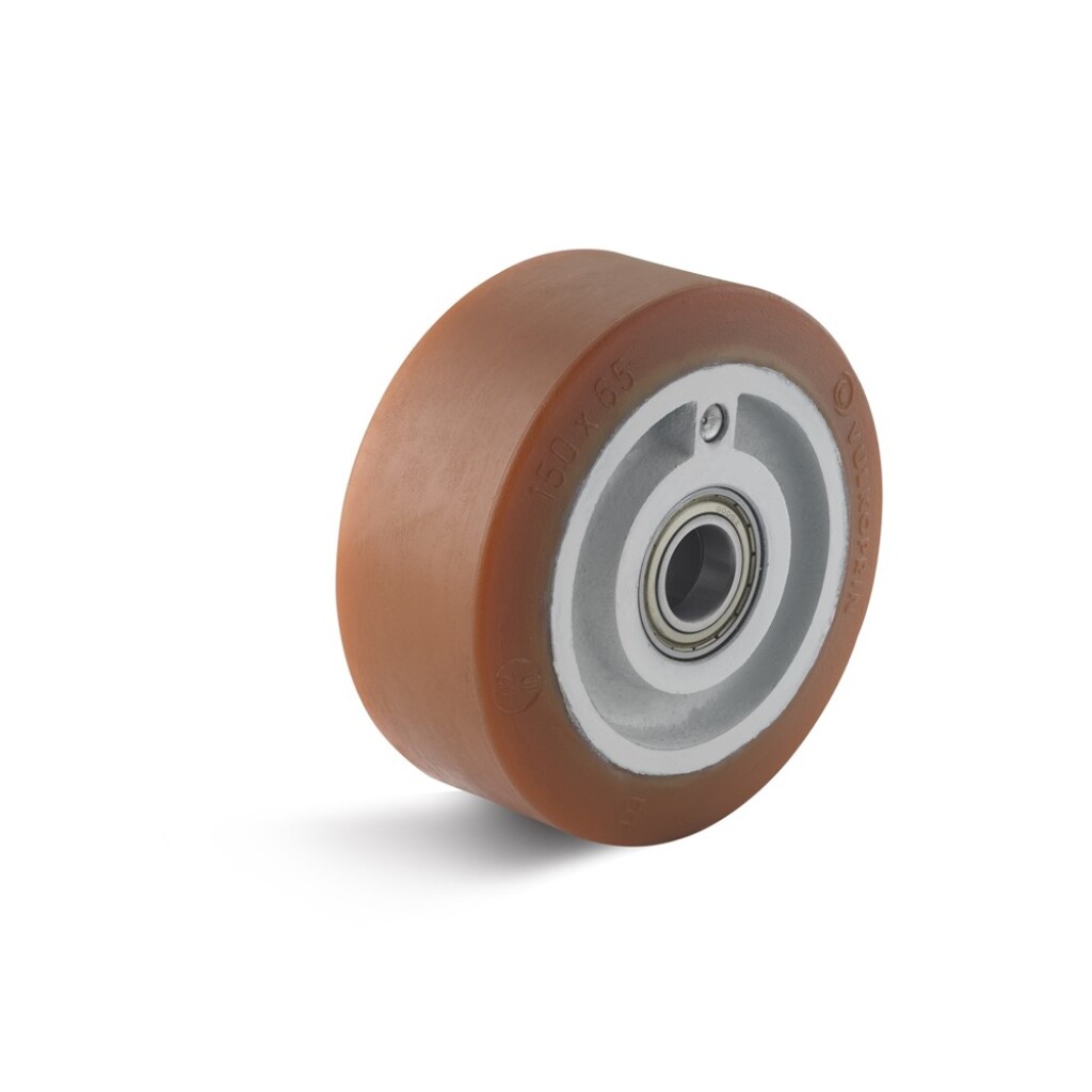 VULG-150-50-60-K20 TORWEGGE Wiel, gietijzeren velg, vulkollan band 150mm