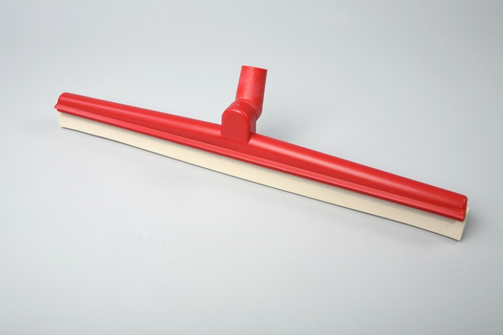 Zwenkbare trekker 600mm wit rubber rood