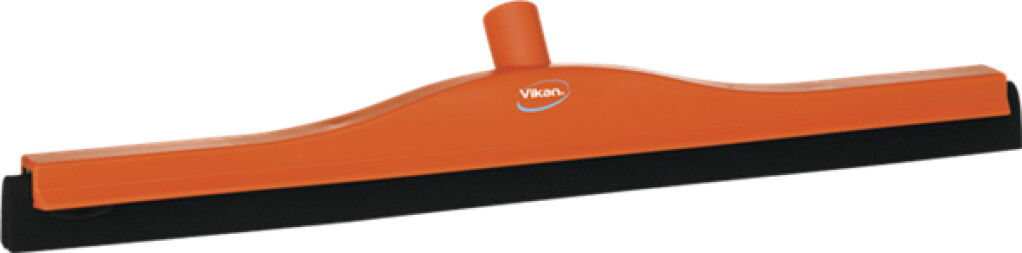 77547 Vikan Hygiene klassieke vloertrekker met vaste nek, oranje, zwarte cassette, 600mm