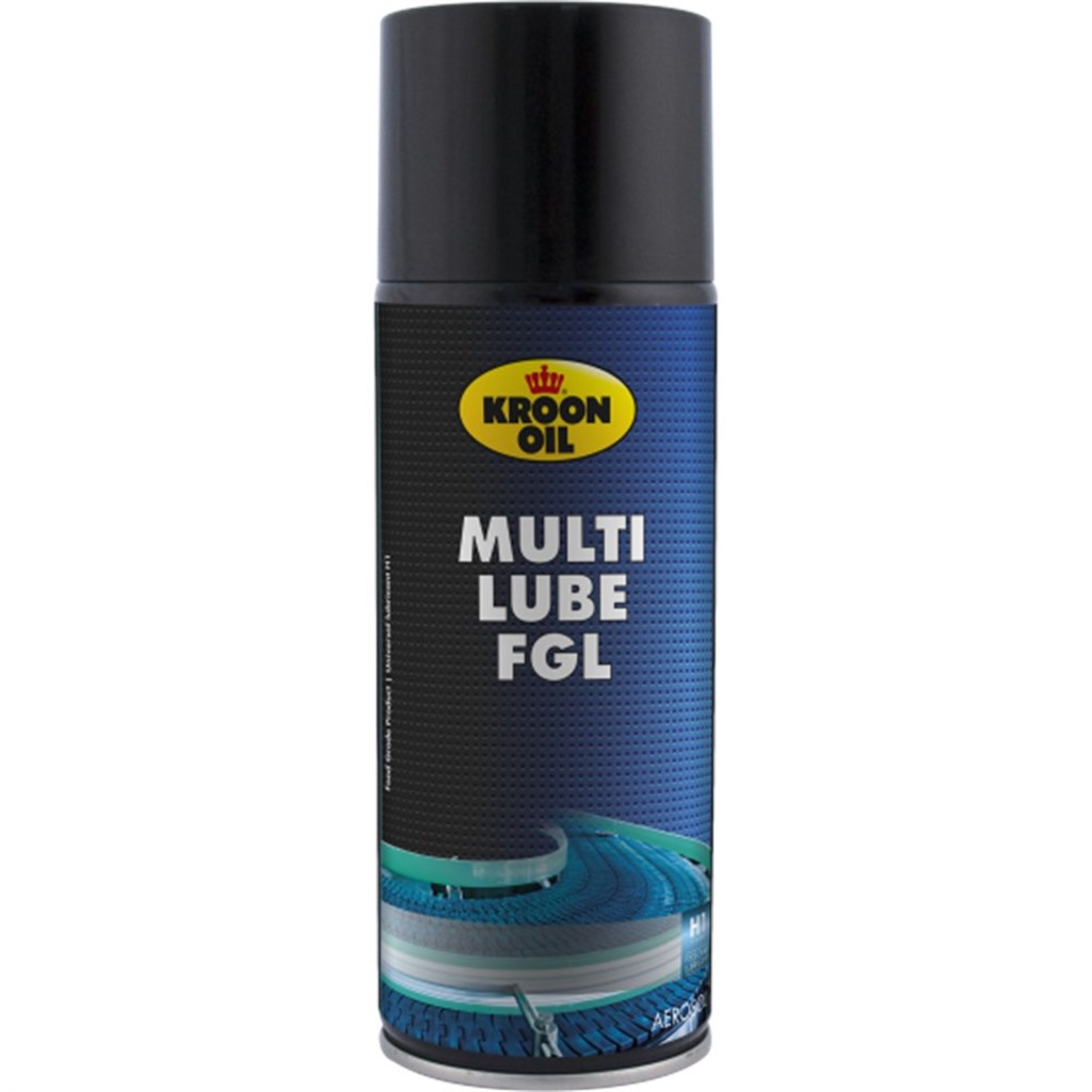 Multi Lube FGL H1 Kroon-Oil Universeel smeermiddel Voedselveilig H1 400ml aerosol