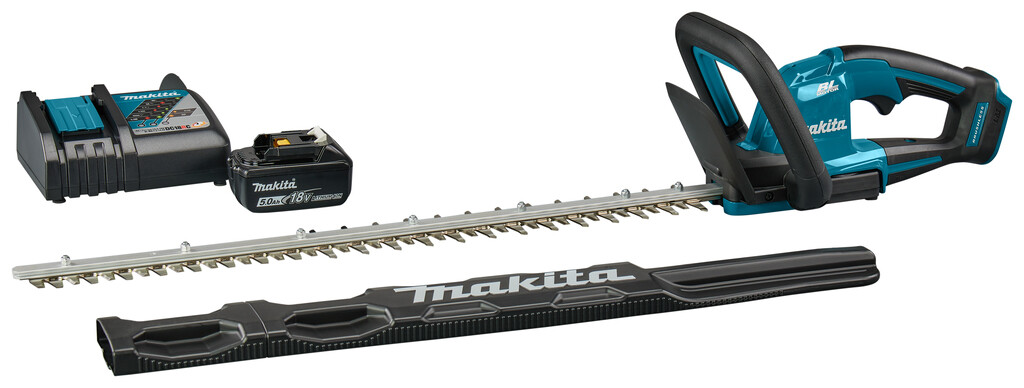 DUH606RT Makita LXT 18V Heggenschaar 60cm 5,0 Ah accu (1 st), snellader, in doos