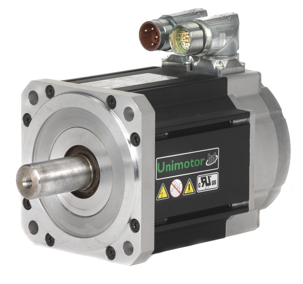 190UDB300JFCAA Control Techniques Servo Unimotor HD, 400V, 3000rpm, houdkoppel 32,7Nm, haakse connector, met incrementaal encoder