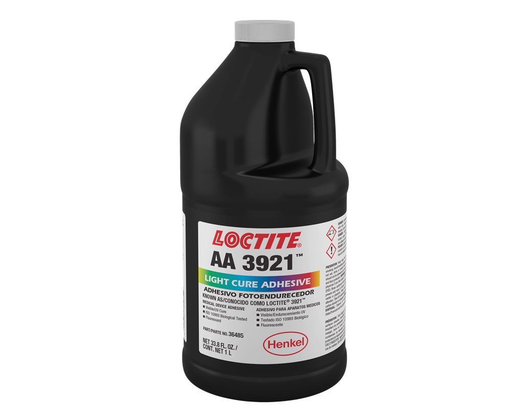 AA 3921 Loctite Voor kunststoffen gevoelig aan spanningsscheuren (vh Loctite 3921), 1ltr.