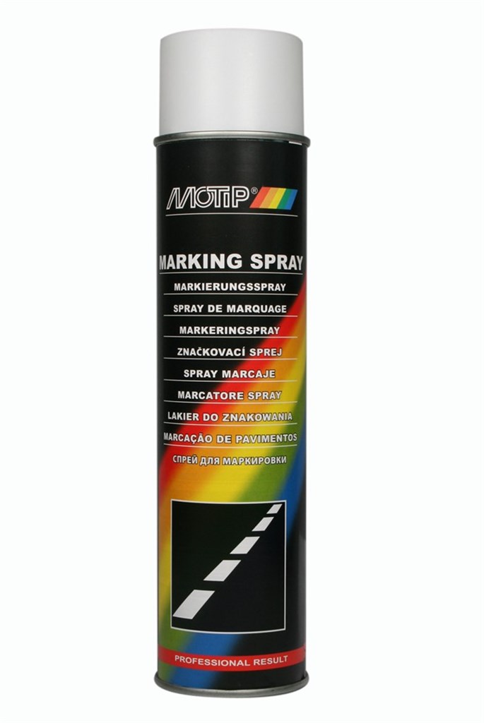 MoTip 000030 Markeringsprays handmatig gebruik Wit, spuitbus 600 ml