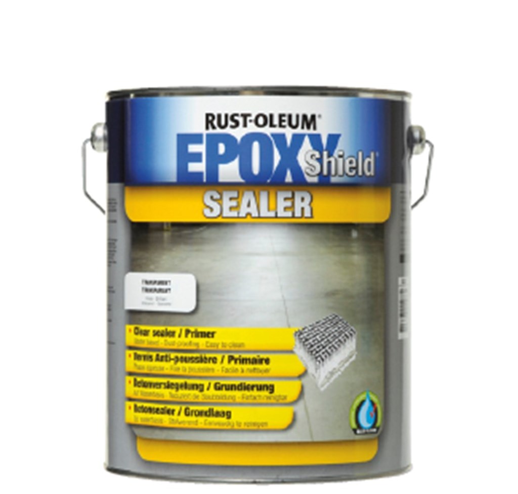 5220 Rust-Oleum EpoxyShield Betonsealer / Primer (waterbasis) transparant Blik 5ltr