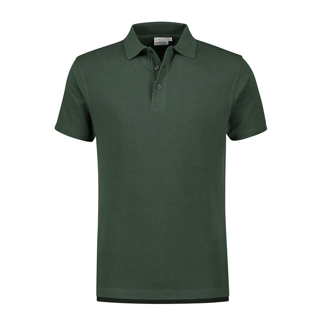 Ricardo S SANTINO Basic Line Poloshirt Dark Green mt.S (Unisex, Regular Fit)