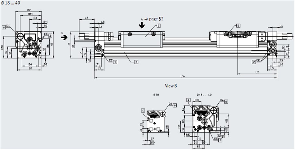DGC-32-500-KF-YSRW Festo 532448 Lineaire aandrijving