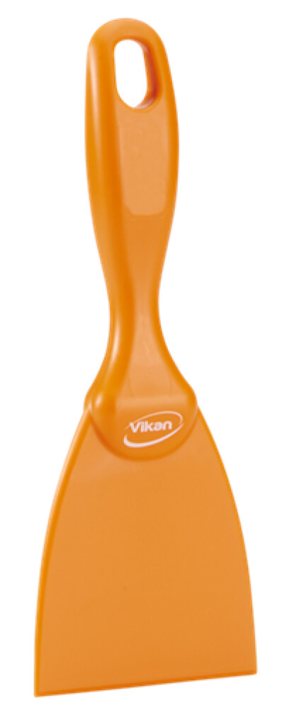 40607 Vikan Hygiene handschraper, oranje, recht, 75mm