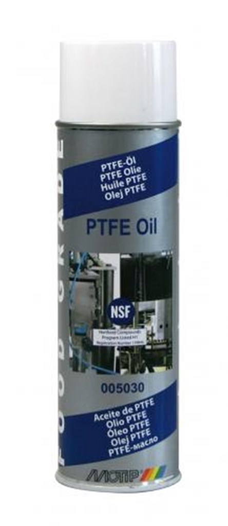 MoTip 005030 Food grade PTFE-oil, spuitbus 500 ml