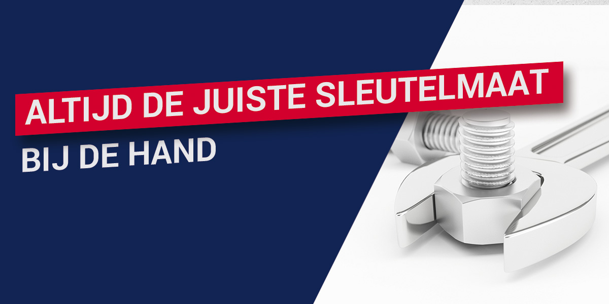 Altijd de juiste sleutelmaat bij de hand