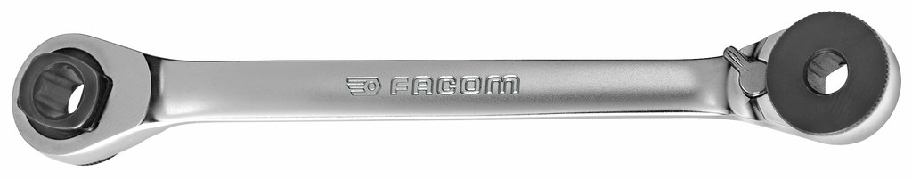 65.PE Facom ratelsleutel met bithouder, 1/4", 5/16"