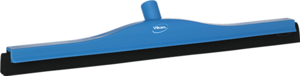 77543 Vikan Hygiene klassieke vloertrekker met vaste nek, blauw, zwarte cassette, 600mm