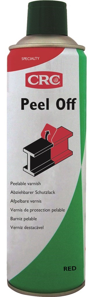 CRC Peel Off Red sprays Beschermende vernis, Spray 500 ml