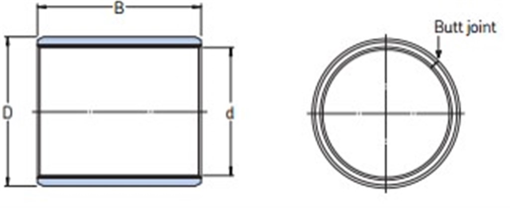 PCM 182020 E SKF Glijlagerbus