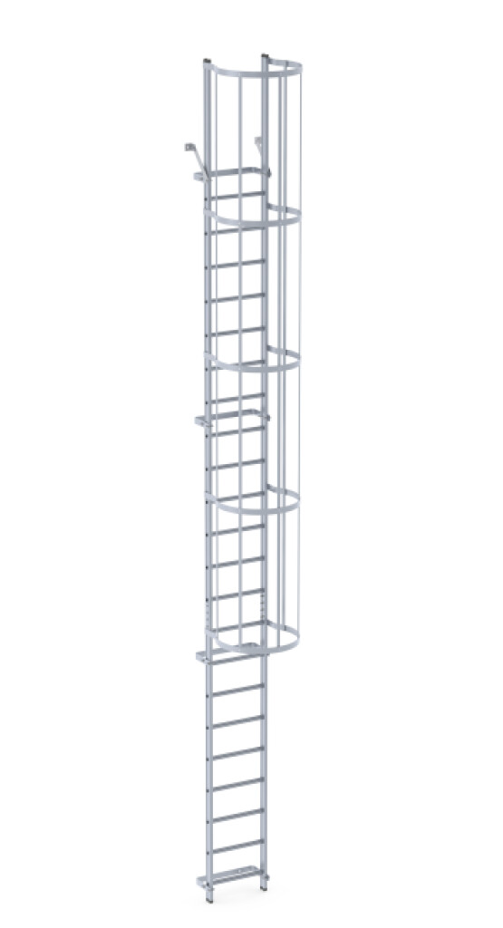 Everest kooiladder 9 sporten Altrex muurhoogte min 2.33 max 2.47mtr