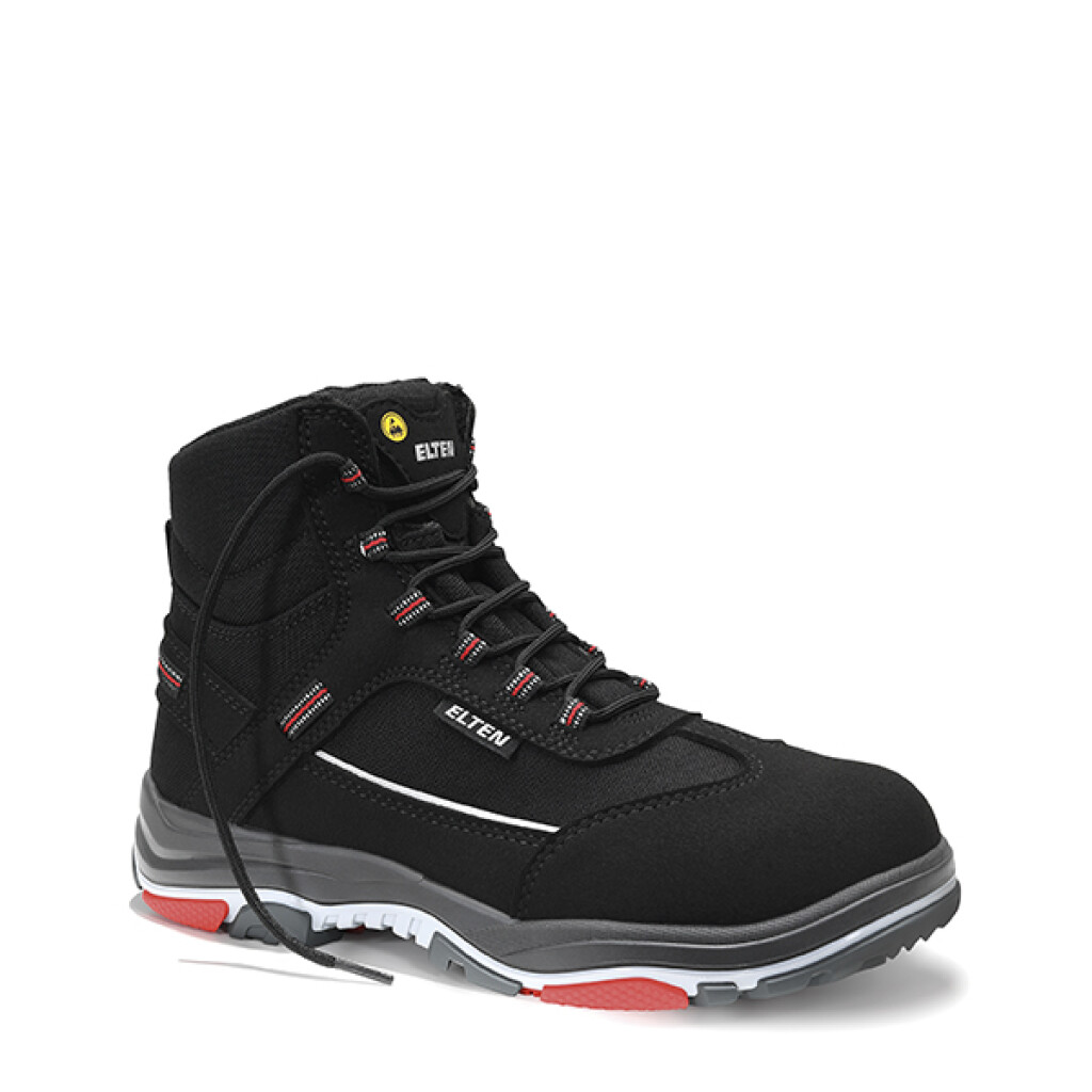 MATTHEW TPU Mid ESD S3 Typ 1 mt.42 Elten Veiligheidsschoen halfhoog zwart