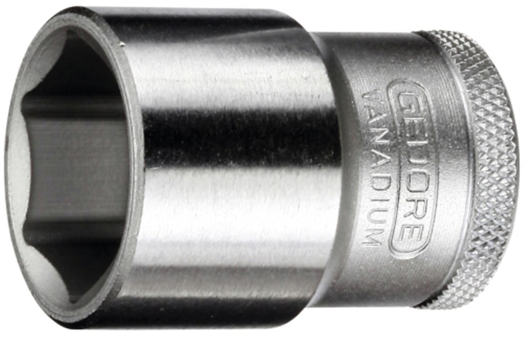 19 19 GEDORE Dopsleutel 1/2"x19mm 6-kant