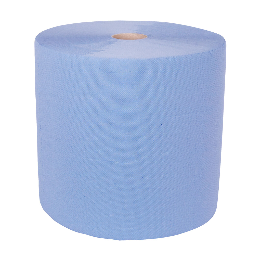 Towlers maxirol pp 3-laags cellulose 37cm x 380mtr 1000 vel bright blue
