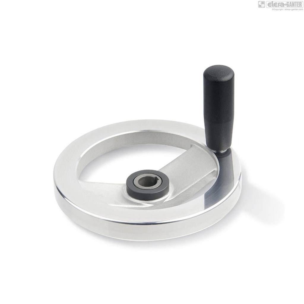 GN 322.4-200-K20-D-DR Ganter Veiligheidshandwiel met draaibare handgreep