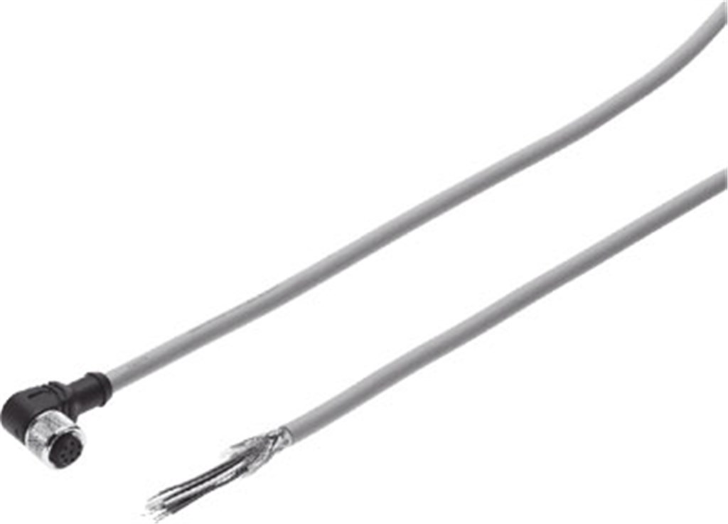 NEBU-M12W8-K-5-N-LE8 Festo 542257 Connector met kabel