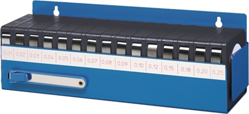 PROMAT Voelermaatbandset 0,01-0,25 mm RVS lengte 5 m breedte 12,7 mm