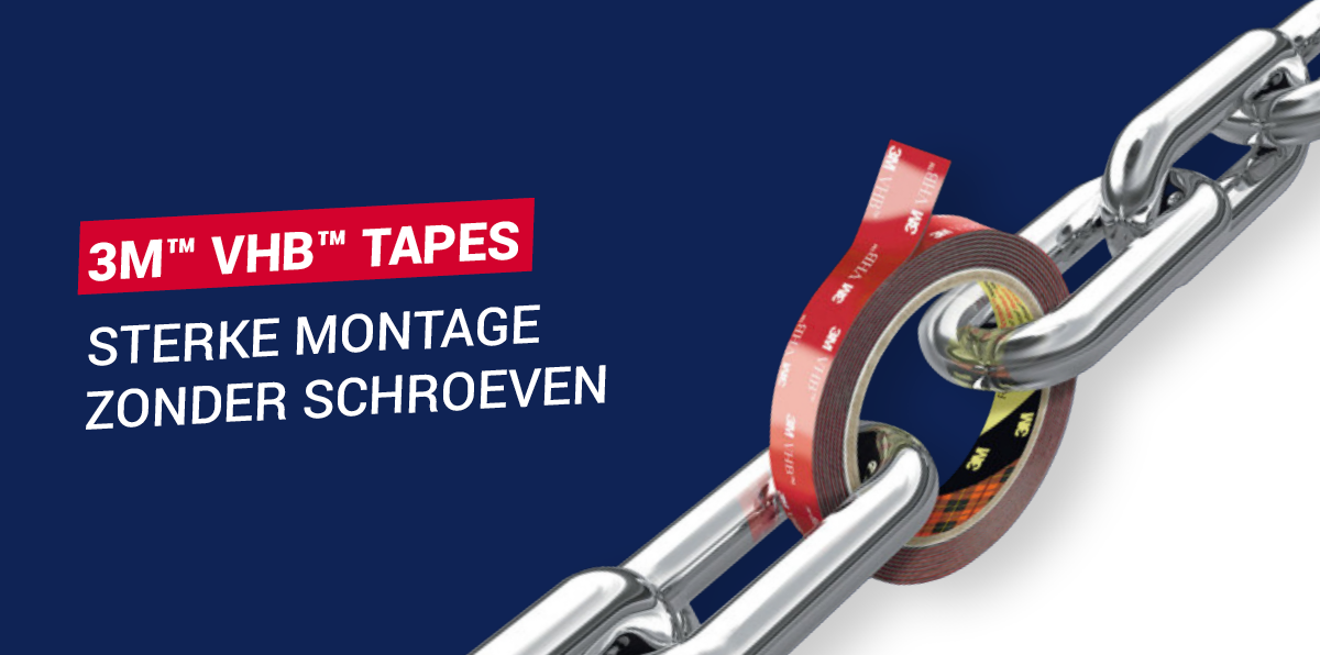 3M™ VHB™ tapes – sterke montage zonder schroeven