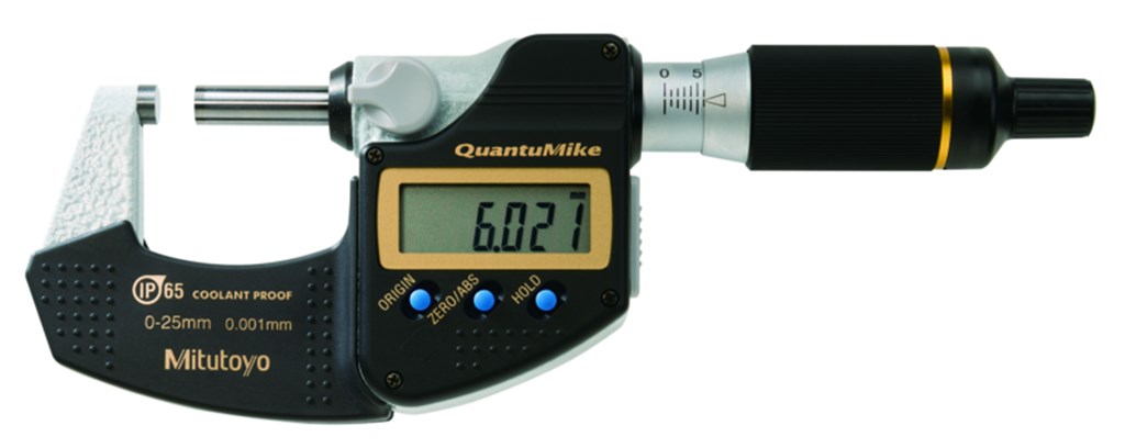 Quantumike dig.micrometer 0-25mm mde-25mj 293-140