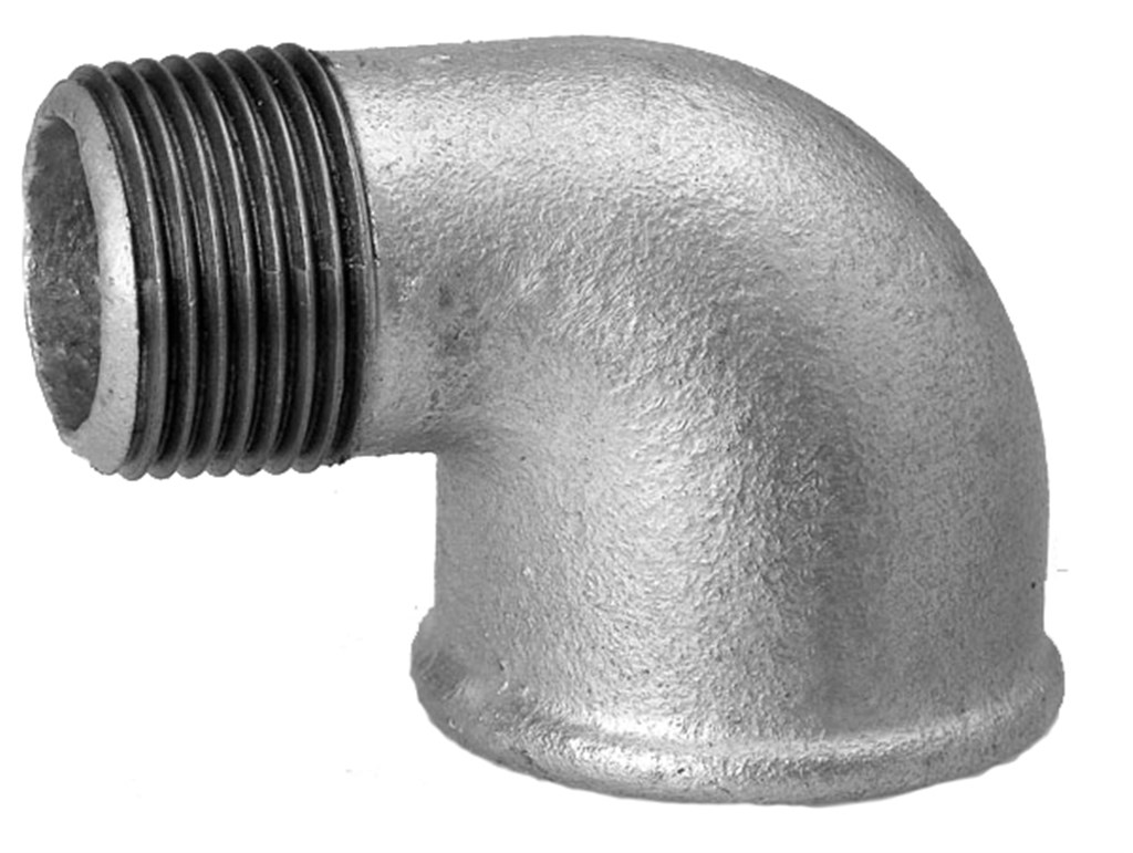 Fig. 92 - 1/4" (bi x bu) Knie 90° gietijzer zwart DN8