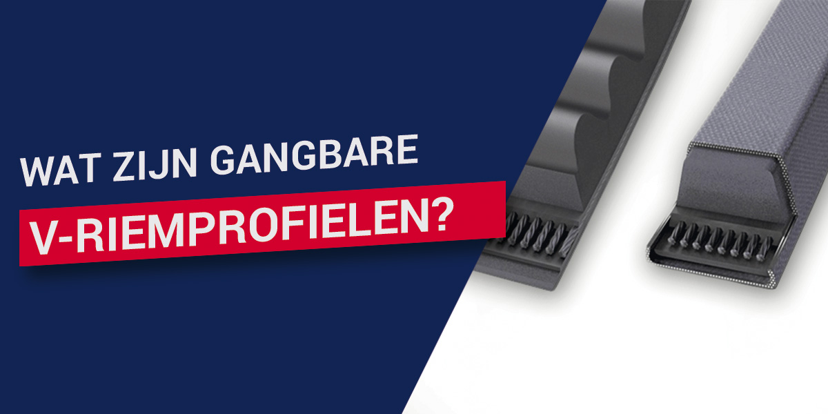 Wat zijn de gangbare V-riemprofielen?