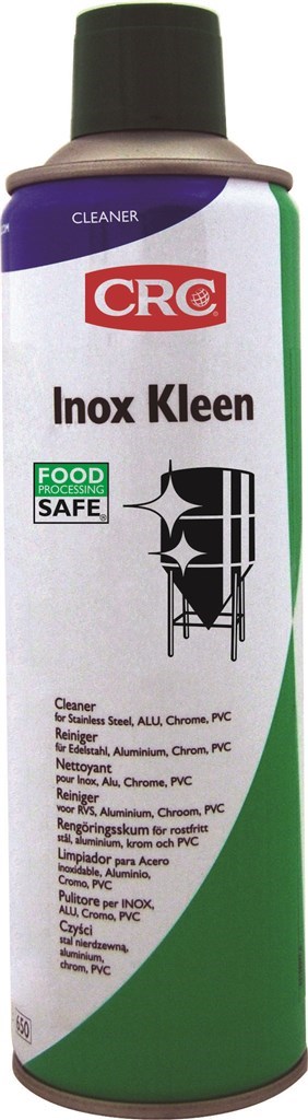 CRC FG Inox kleen RVS reiniger, Spray 500 ml