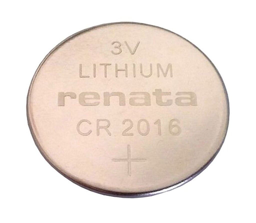 CR2016 Renata Knoopcel batterij 3V 87mAh Lithium 20x1,6mm
