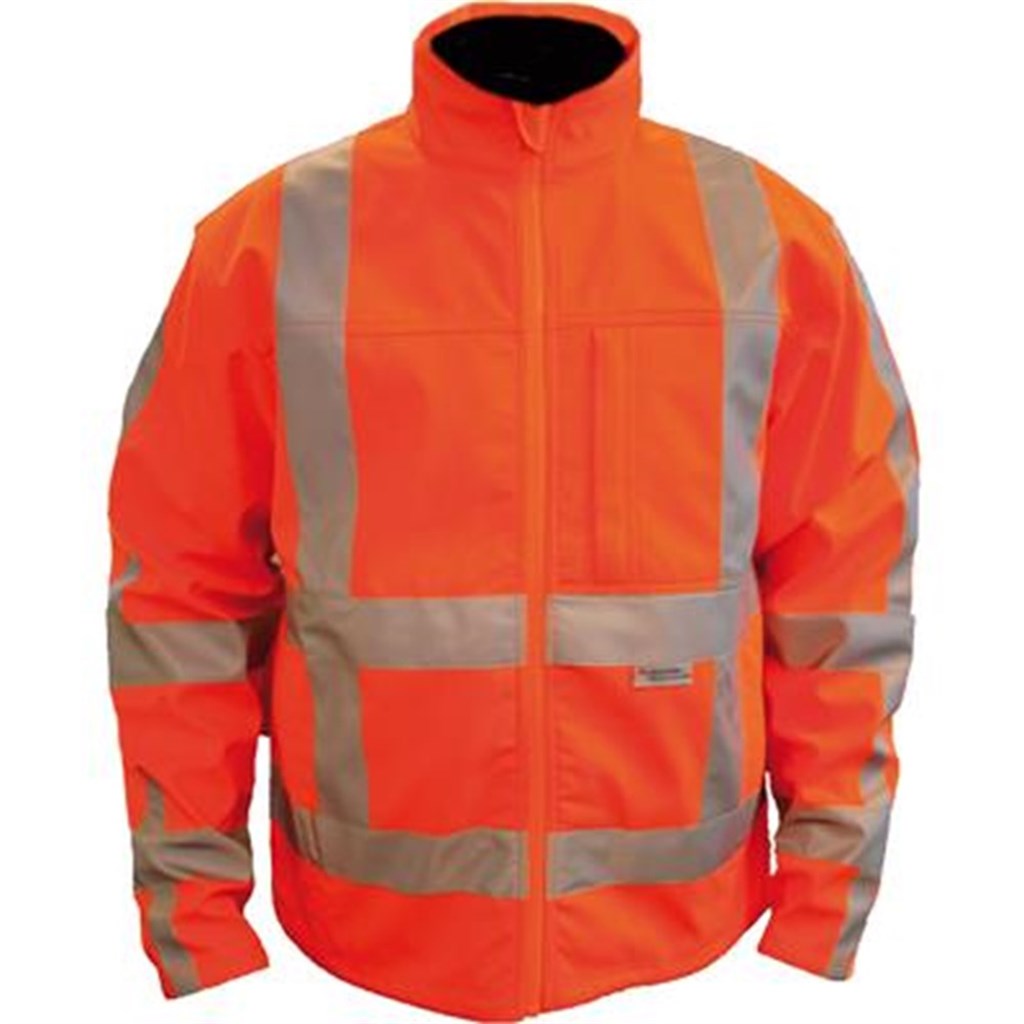 M-Wear softshell 1316 RWS oranje EN471, maat XL