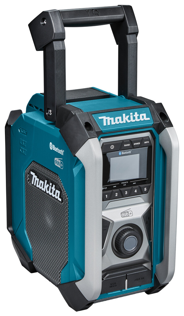 MR007GZ Makita Bouwradio FM DAB/DAB+ Bluetooth Zonder accu's en lader, in doos