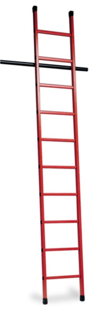 EFA L Zarges Enkele ladder kunststof 1x10sp L=3,04m