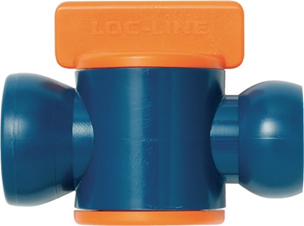 LOC-LINE Afsluitklep  met scharnieraansluiting maat 1/2 inch  zak met 2 stuks