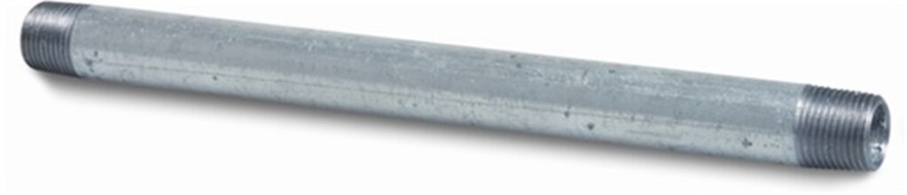 Nr. 23 Pijpnippel staal gegalvaniseerd 1/8" bu 80mm
