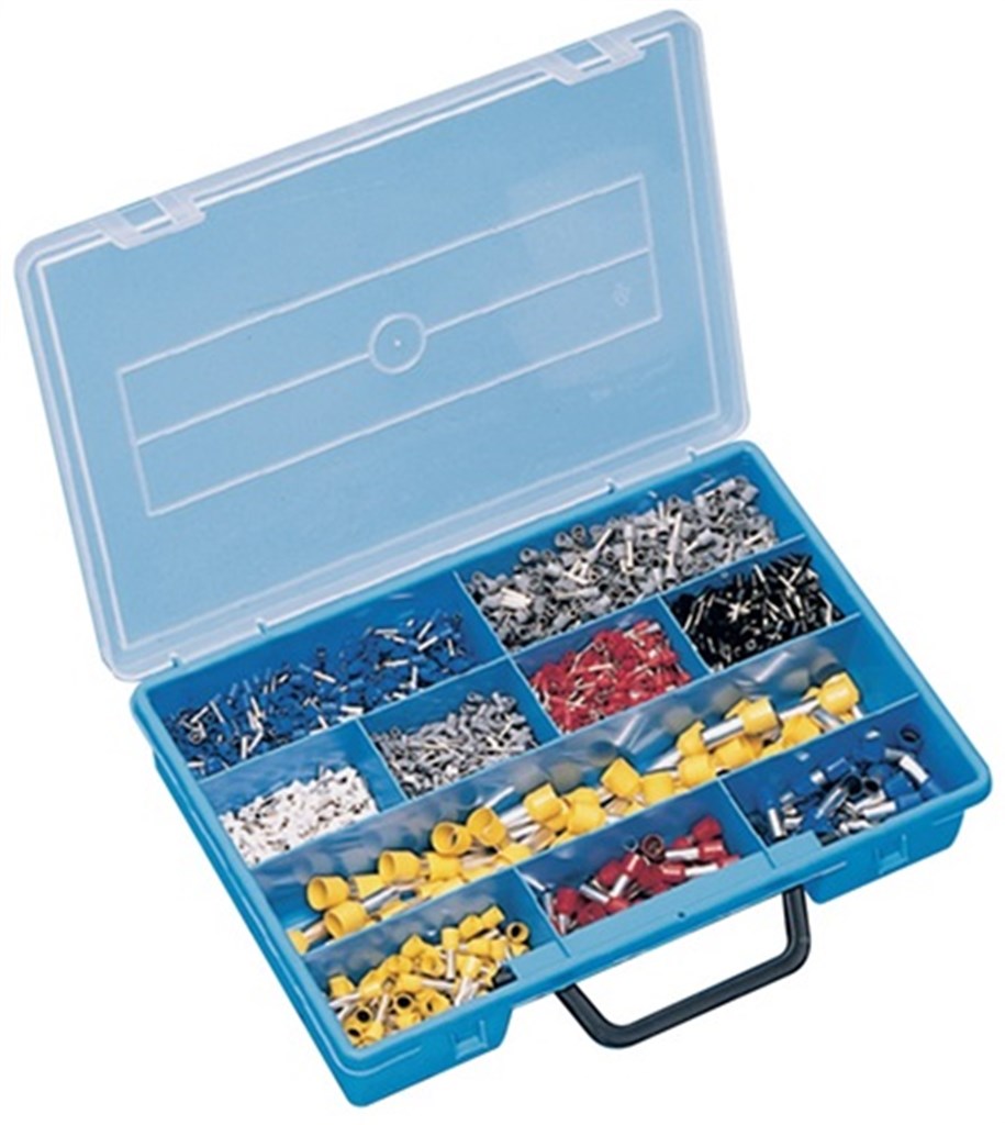 Assortiment adereindhulzen   3251-delig 0,50-25,00 mm² assortimentskoffer