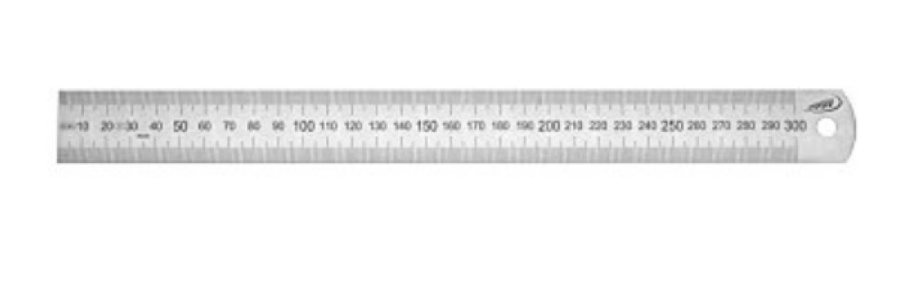 HELIOS PREISSER Stalen liniaal lengte 1500 mm verdeling A =mm/mm 