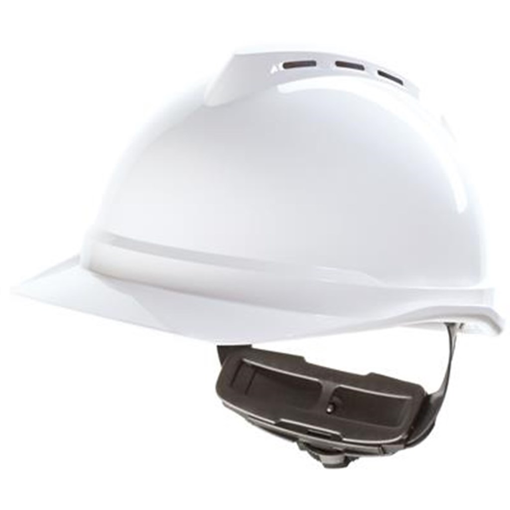 MSA helm V-Gard 500 fas-trac wit
