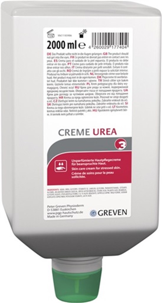 LIGANA Huidverzorgingscrème GREVEN® CRÈME UREA silicone-/parfumvrij 2 l