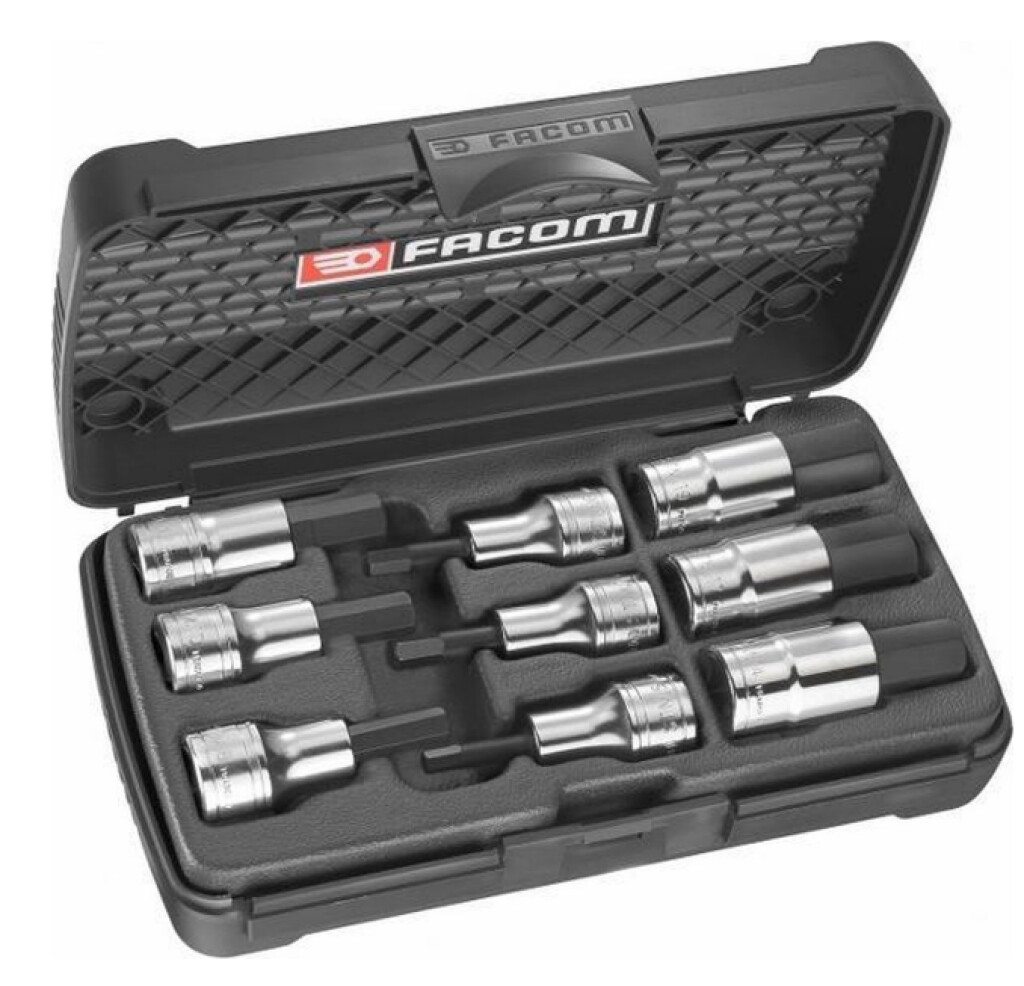 STM.J9APB Facom inbusdoppenset 1/2" metrisch 9 delig 5-19mm 