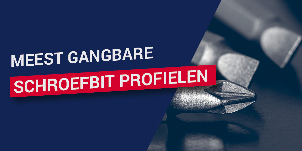 Wat zijn de meest gangbare schroefbit profielen?