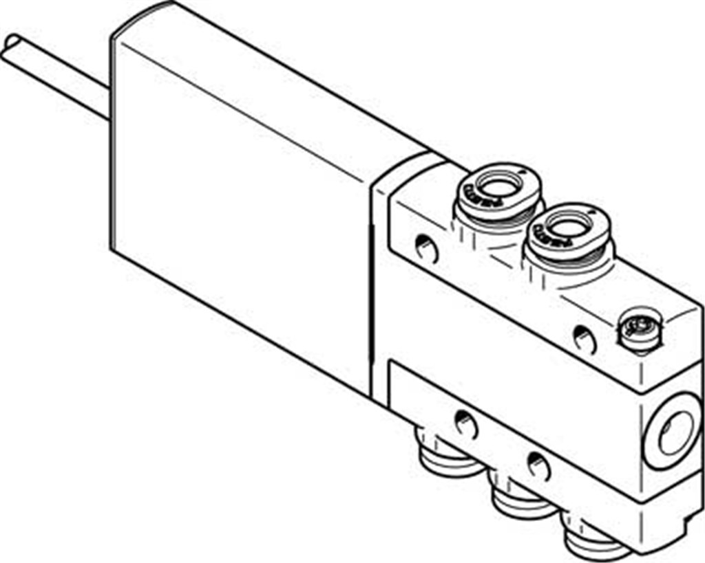 MHE2-MS1H-5/2-QS-4-K Festo 525119 Magneetventiel
