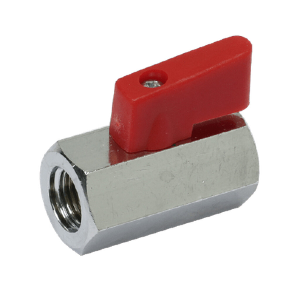 IT-MINI12604/R Itap Mini kogelkraan 1/2 bixbu rood